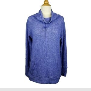 Gap Funnel Neck Slouchy French Terry Kangaroo Pocket Sweatshirt Small